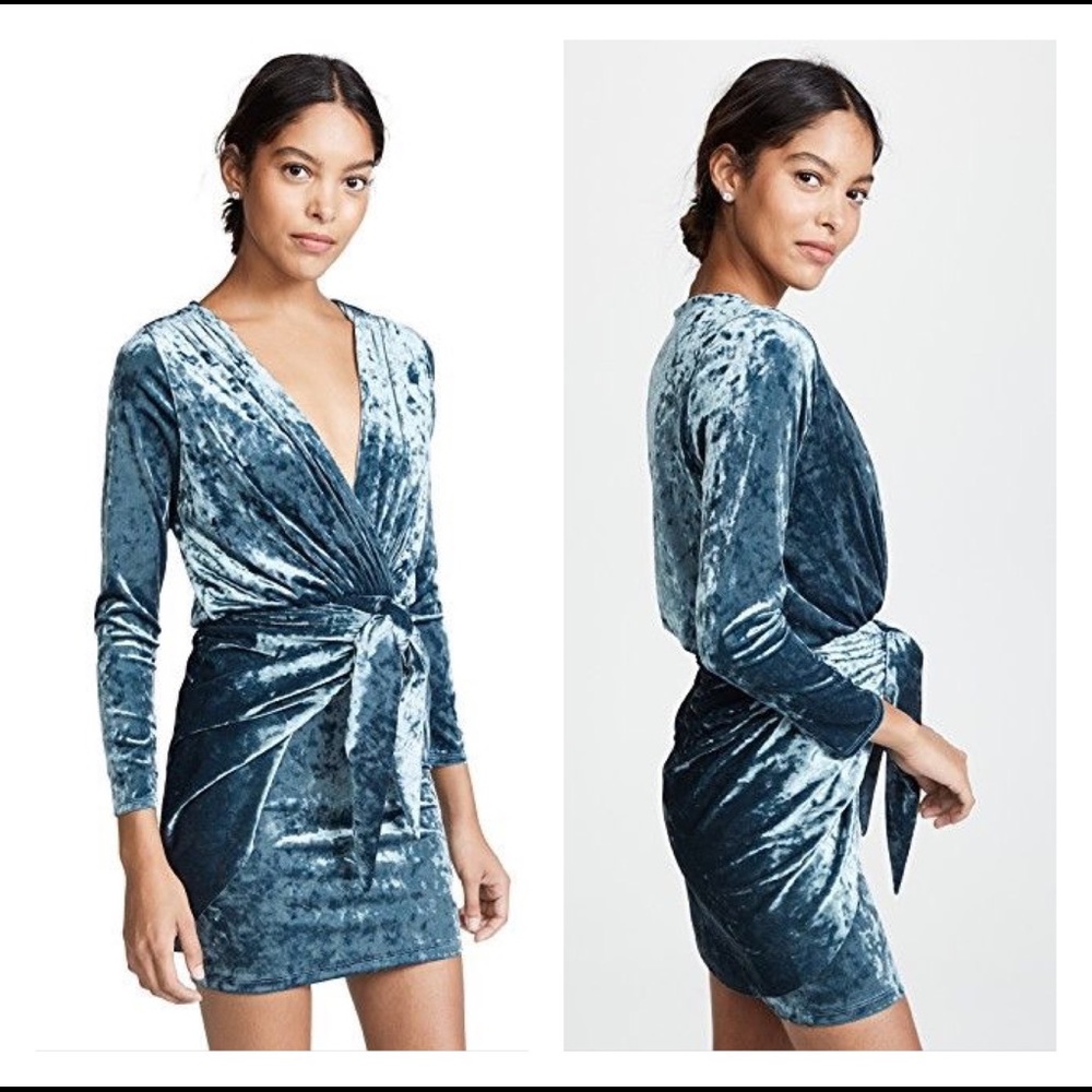 MISA Los Angeles Ophelie velvet dress